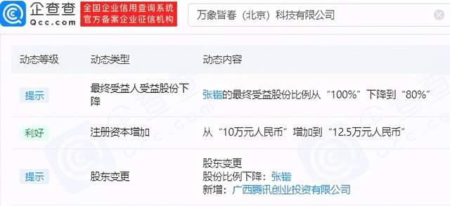 騰訊投資萬象皆春，深化文化創(chuàng)意布局